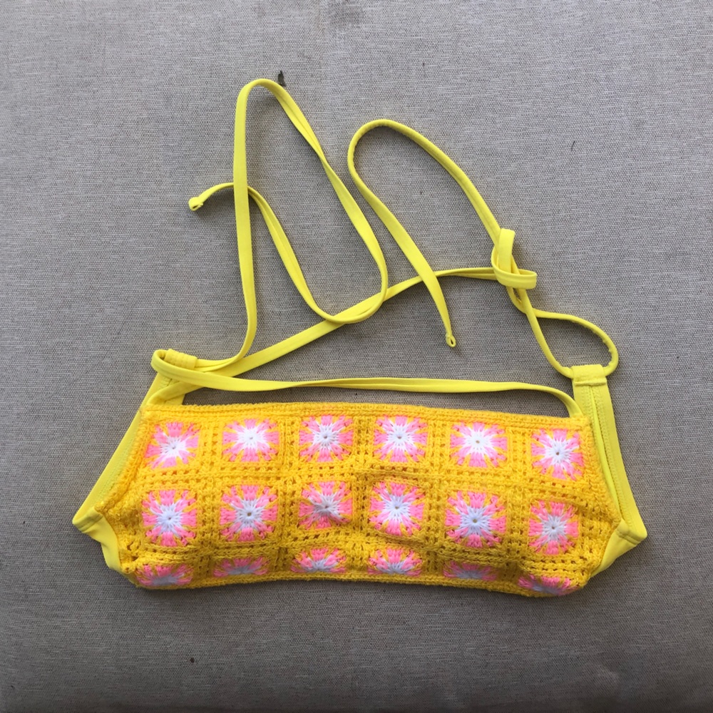 Target crochet bikini top